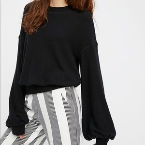 Free People Beach TGIF Pullover Sweatshirt - rare!